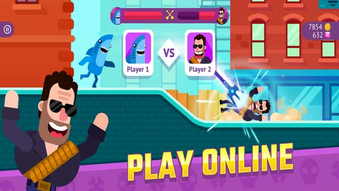 Bowmasters MOD APK Desbloqueado Todos los personajes